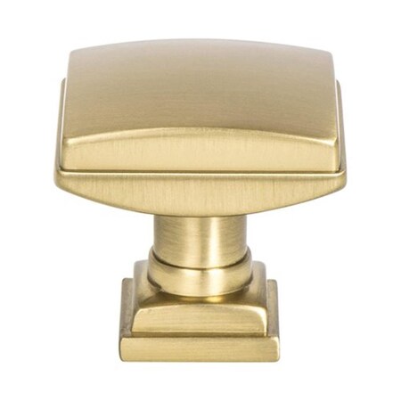 Berenson 1.25 in. Tailored Traditional Knob, Modern Brushed Gold BE1276 1MDB
